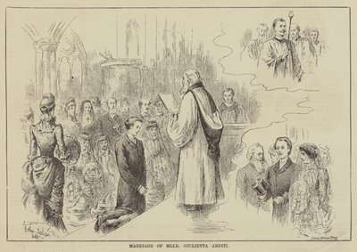 Hochzeit von Mademoiselle Giulietta Arditi von John Jellicoe